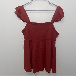 Smocked Babydoll Top